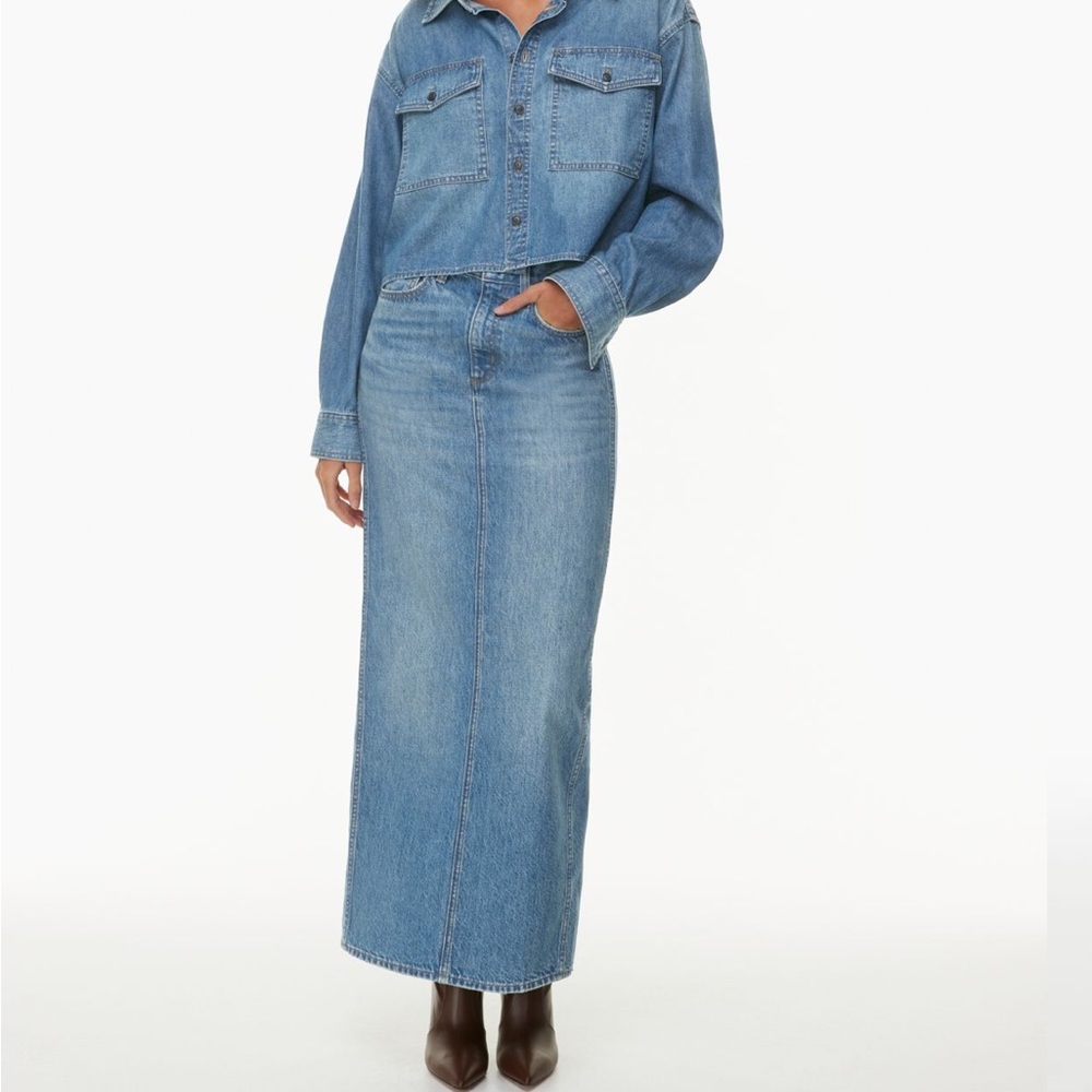 Artizia Denim Forum maxi skirt